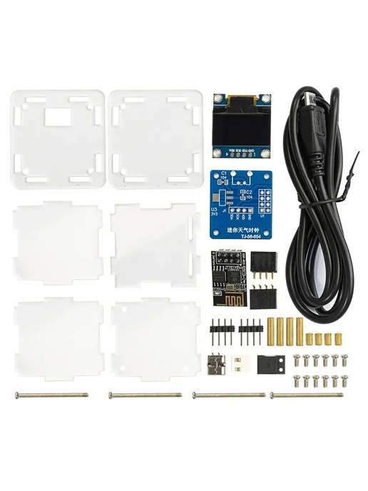 Нет бренда ESP8266 Погодные часы DIY Kit, вариант
