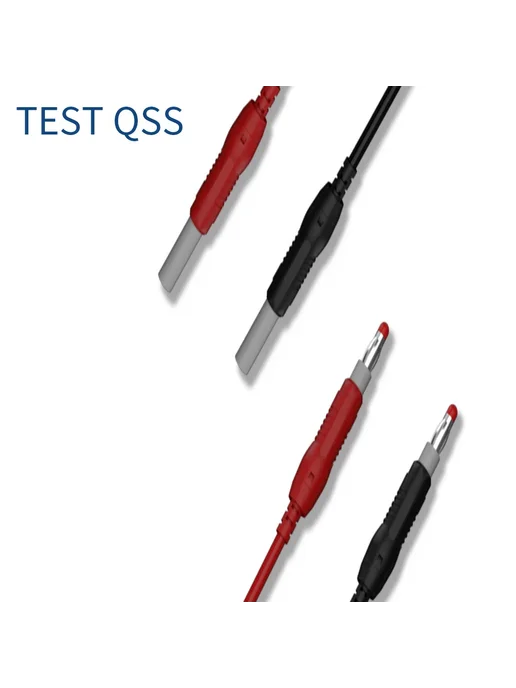 TEST QSS Тестовые провода QSS 1 м, красный черный, Цвет B, 1 м, фото 2