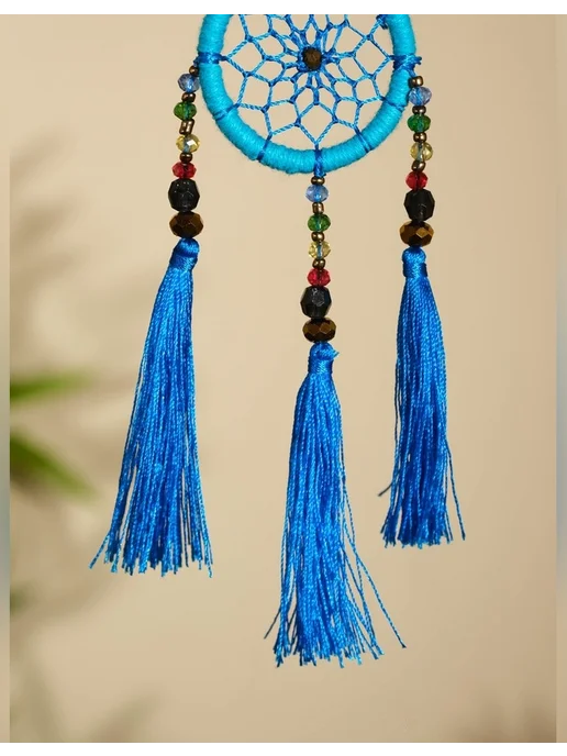 Нет бренда Ловец снов 4×20 см голубой, 4x20 см, фото 3