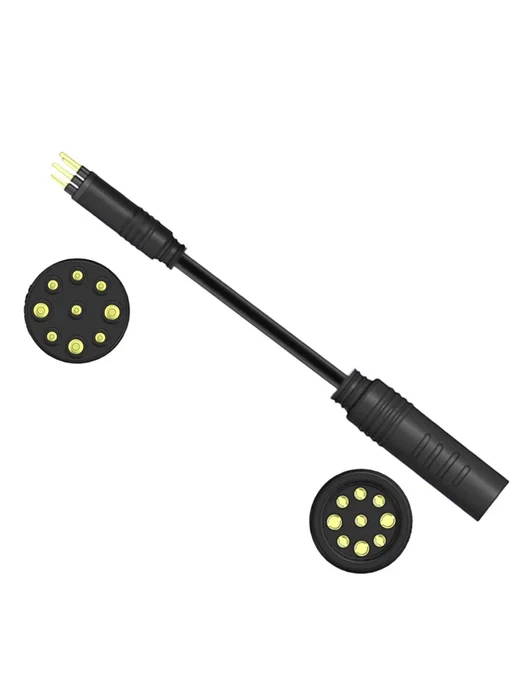 SPORTARC Кабель двигателя электровелосипеда 9pin, 600mm, черный, черный, фото 2
