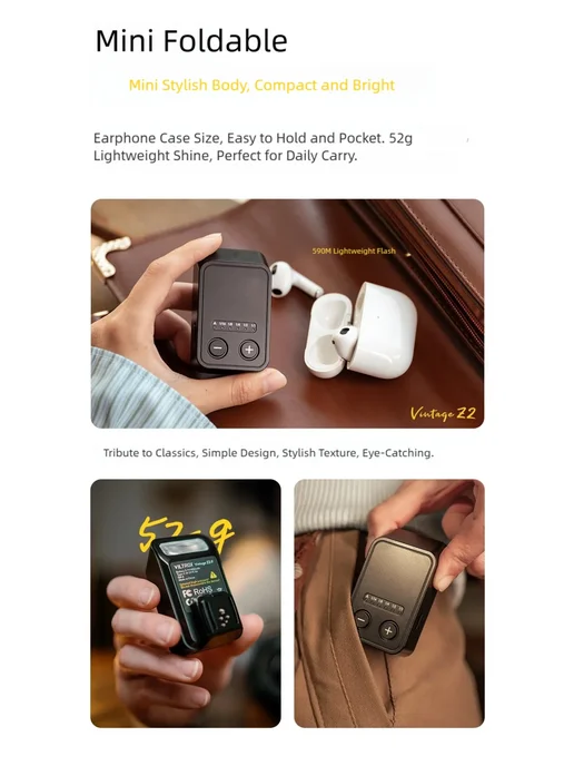 Нет бренда Viltrox Z2 Mini TTL вспышка, комплект Z2-N, вариант, фото 4