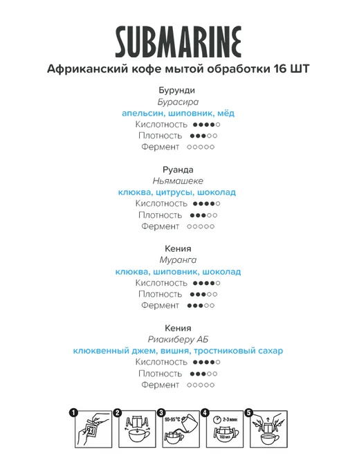 Submarine Подарочный набор кофе для учителя, дрип-кофе, вариант, фото 2