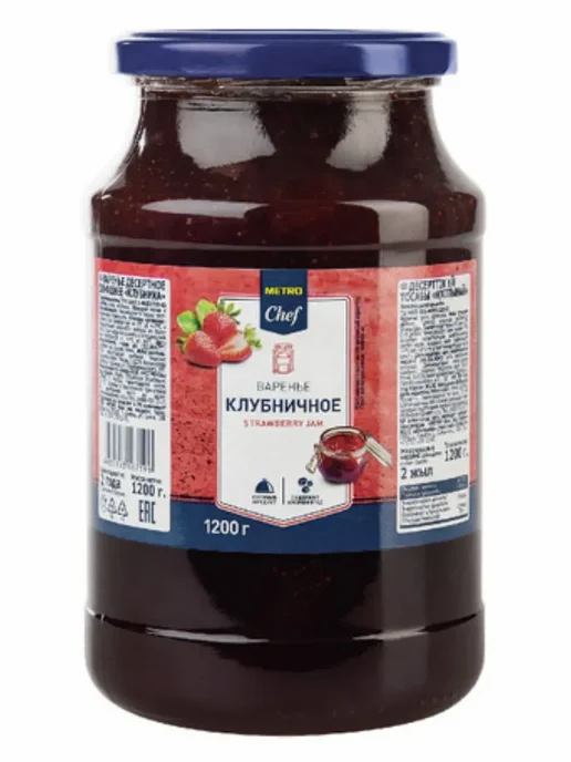 METRO Chef Варенье Домашний десерт клубника, 1.2кг, 1,2 кг, фото 3