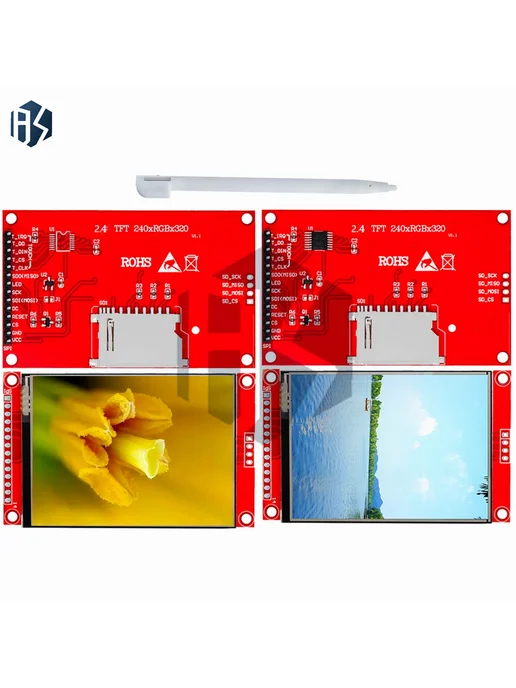 baishundianzi 2.4" TFT LCD дисплей синий, без тачскрина, синий, фото 7