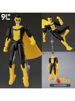 Bandai Фигурка Mark Invincible BY, желтый, 13 см