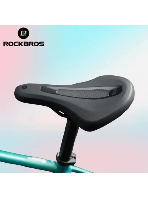 Rockbros детские кожаные велоседла, черный, фото 2