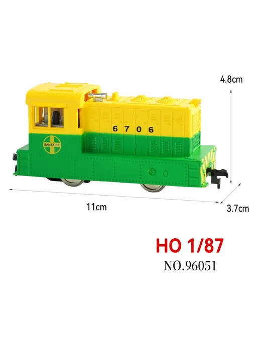 MDWD Дизельный локомотив Santa Fe HO 1 87, цвет 96051, 87 цв.