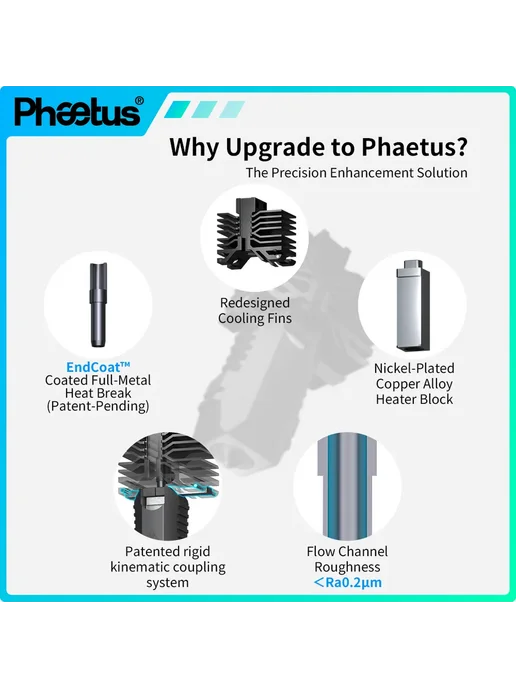 Phaetus Насадка для 3D-принтера Silicon Carbide, коричневый, фото 3