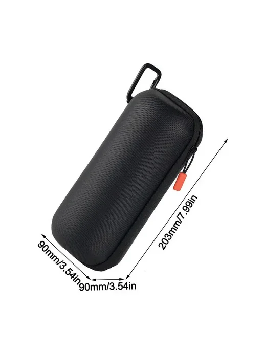 Черный жесткий чехол для JBL Flip 7 6 5 4 3, черный, фото 7
