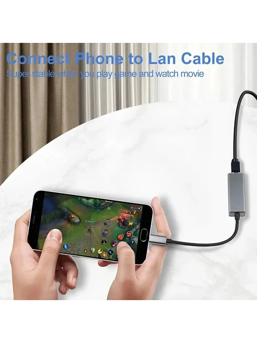 kebidumei USB 3.0 проводная сетевая карта Type C-RJ45, вариант, фото 7