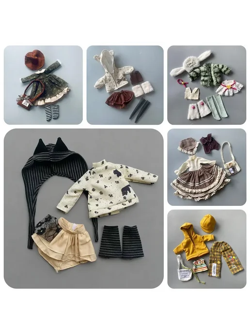CANDY SISTER Костюм для куклы 1 6, желтый, Color 02, желтый, фото 6