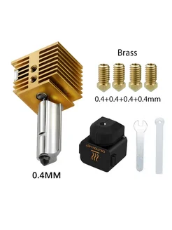 JUUPINE Комплект хотэнда 0.4mm для Bambu Lab A2L