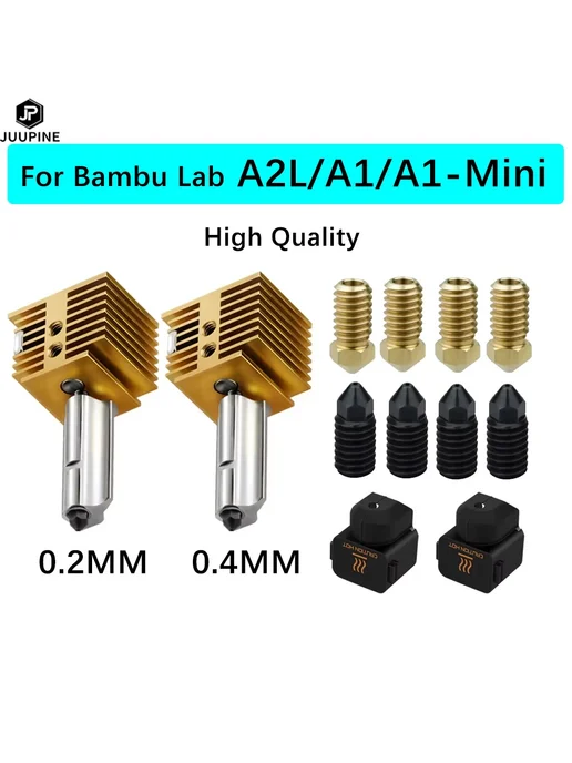 JUUPINE Хотэнд для Bambu Lab A2L, 0.4mm, K2468, 2 л, фото 2