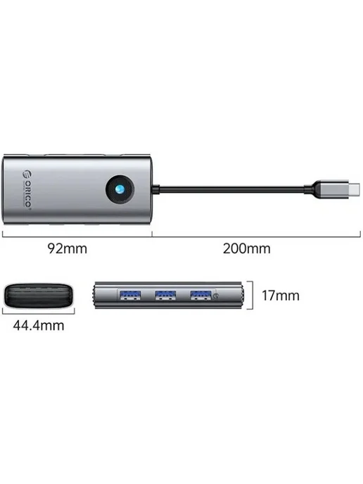 ORICO Док-станция мультифункциональная PW11-6P USB Type-C, вариант, фото 2