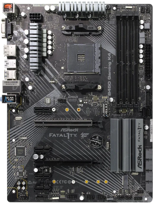 Материнская плата ASRock B450 Gaming K4, черный, фото 2
