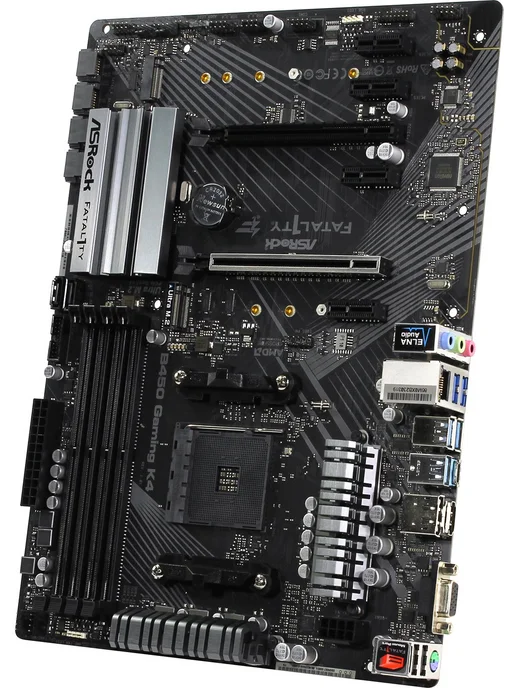 Материнская плата ASRock B450 Gaming K4, черный, фото 3