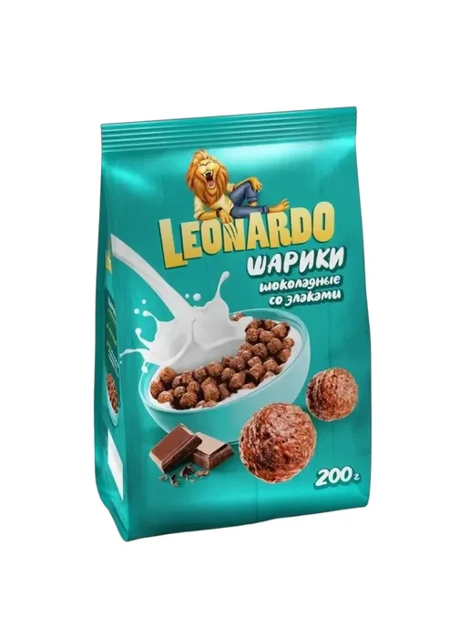 Сухие завтраки Leonardo Готовый завтрак ассорти 9 вкусов, 9 шт, фото 2
