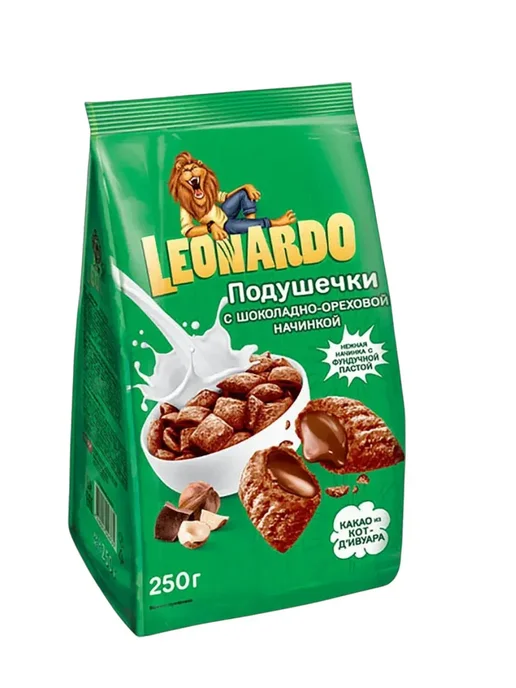 Сухие завтраки Leonardo Готовый завтрак ассорти 9 вкусов, 9 шт, фото 4