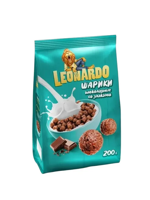 Сухие завтраки Leonardo Готовый завтрак ассорти 3 вкуса, 3 шт, фото 2
