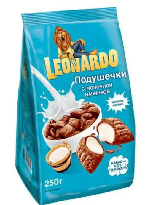 Сухие завтраки Leonardo Готовый завтрак ассорти 3 вкуса, 3 шт, фото 3