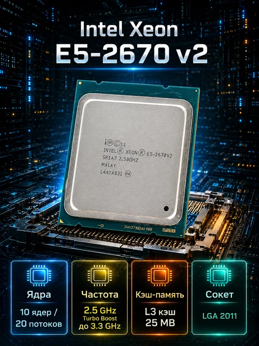 Intel Процессор Xeon E5-2670 v2, v2