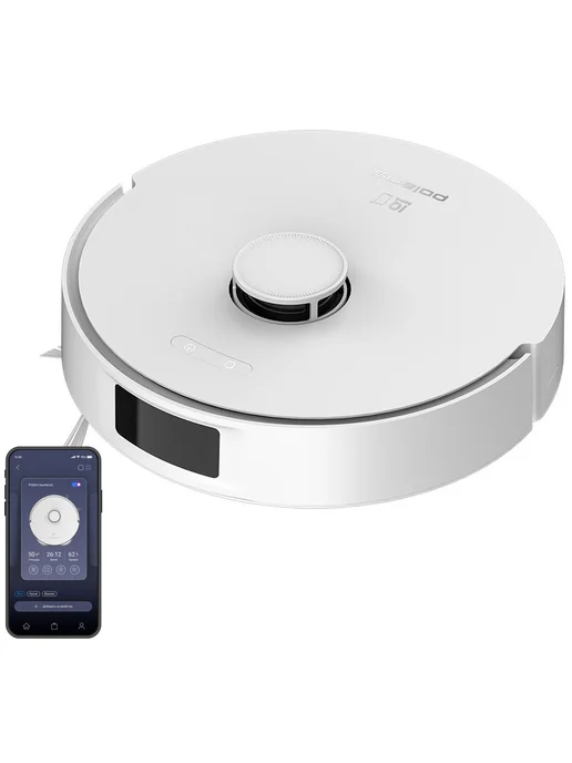POLARIS Робот-пылесос PVCR 4750 Wi-Fi IQ Home, белый