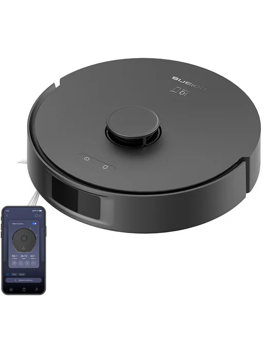 POLARIS Робот-пылесос PVCR 4750 Wi-Fi IQ Home, черный