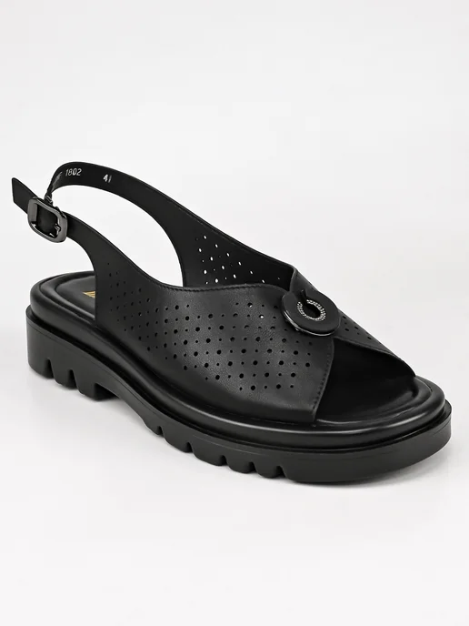 MARUSSYA SHOES Босоножки, черный