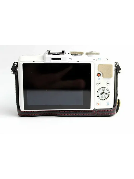 Cozyshot Кожаный чехол для OLYMPUS E-PL7 EPL7 E-PL8 EPL8 E-P, коричневый, фото 6