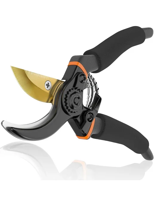 Нет бренда Ножницы для деревьев инструмент для обрезки Wooden handle, оранжевый