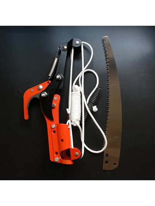 Нет бренда Ножницы для деревьев инструмент для обрезки Wooden handle, оранжевый, фото 7