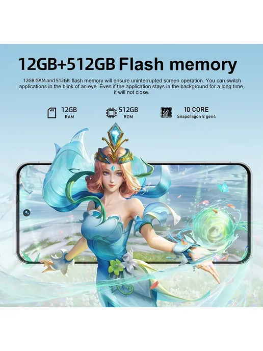 Смартфон Pro Max I17 Pro Max 6/12 ГБ, белый, фото 8