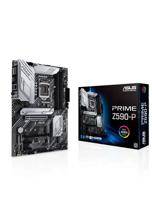 Asus Материнская плата Prime Z590-P Socket 1200 3xM.2 4*DDR4, формата ATX LGA1200 4xDDR4, фото 2