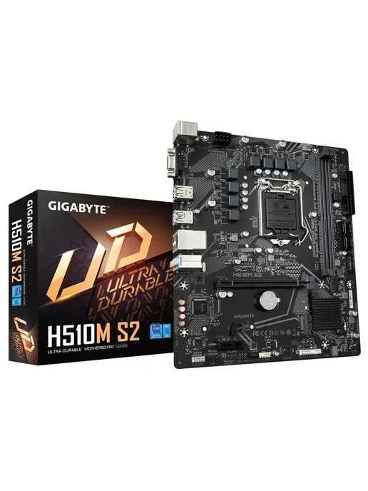 Материнская плата H410M S2 V2 (LGA1200, mATX, DDR4), H510M, фото 2