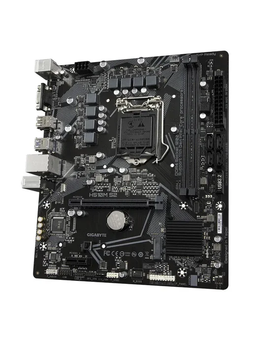 Материнская плата H410M S2 V2 (LGA1200, mATX, DDR4), H510M, фото 3