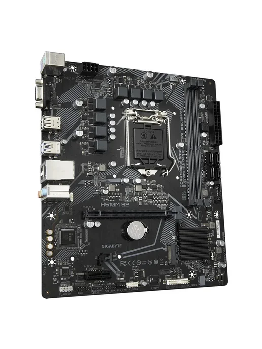 Материнская плата H410M S2 V2 (LGA1200, mATX, DDR4), H510M, фото 4