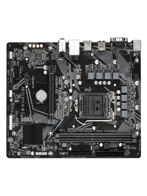 Материнская плата H410M S2 V2 (LGA1200, mATX, DDR4), H510M, фото 5