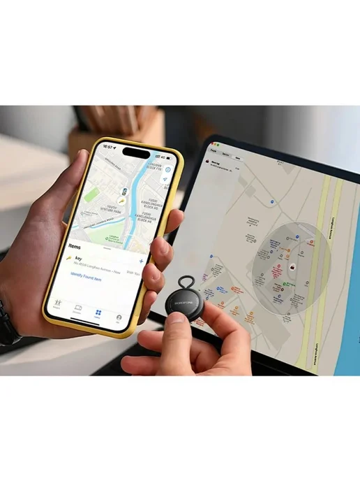 Удобный Bluetooth-метка для поиска вещей, черный