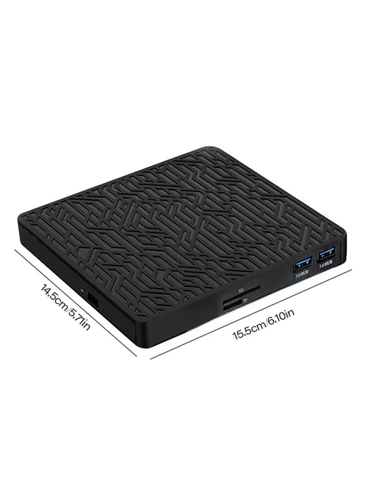 Внешний DVD-RW диск для MacBook, ноутбука, ПК, вариант, фото 4