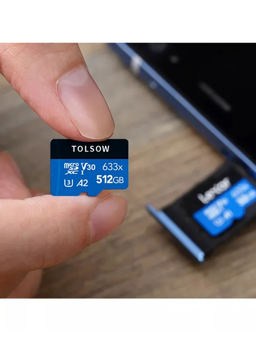 Карта памяти micro sd 2 ТБ microSDXC U3 4K V30 A2, 512 ГБ, фото 5