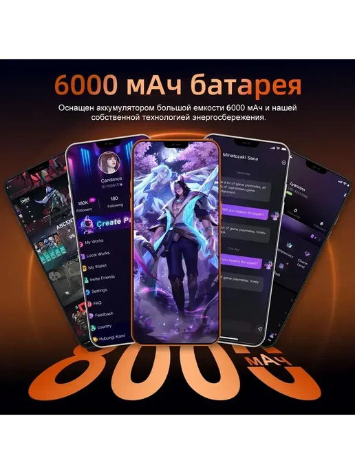 Смартфон Pro Max Sjnavosw2212 12/12 ГБ, белый, фото 6