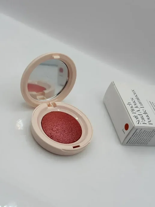 WELORA Румяна для лица сухие розовые Италия, розовый, фото 5