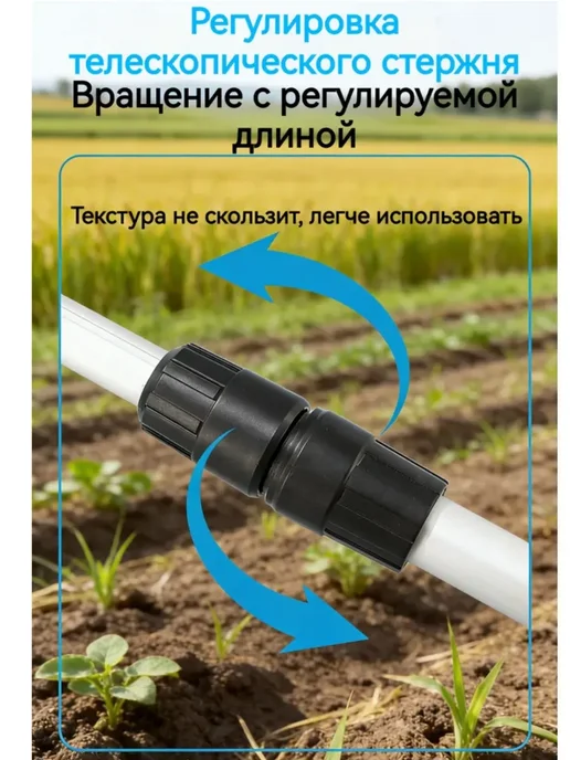 Nyganmelloz Маленький аккумуляторный культиватор для дома, голубой, фото 6