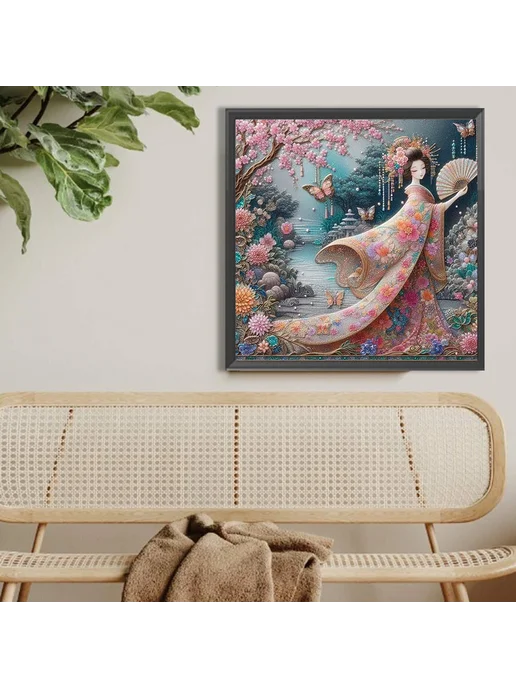 5D DIY полноценный алмазный мозаичный набор 40x40см, 40x40 см, фото 3