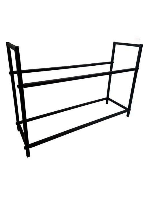 Нет бренда Дровница металллическая Loft, двухъярусная, 74х23х50 см, 23x50 см, фото 8