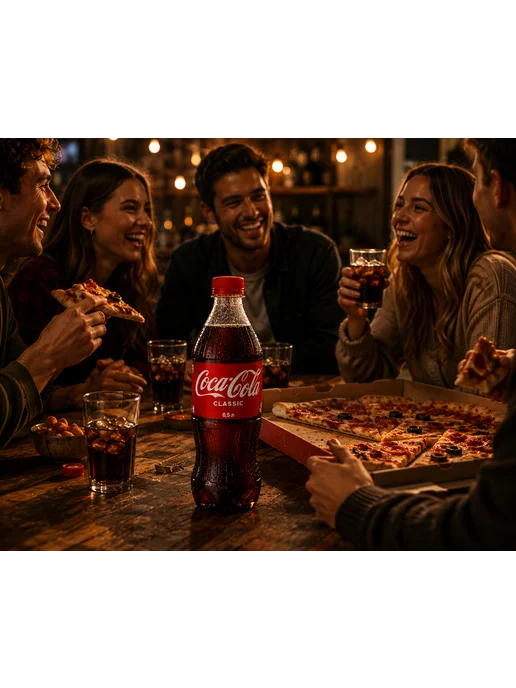 Coca-Cola Напиток Classic 12 штук по 330 мл Кока-кола Ж Б, 12 шт, 500 мл, фото 2