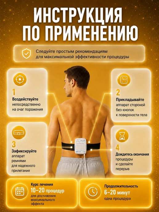 линия здоровья Прибор магнитотерапии медицинский аппарат АМнп-01, Прибор, фото 4