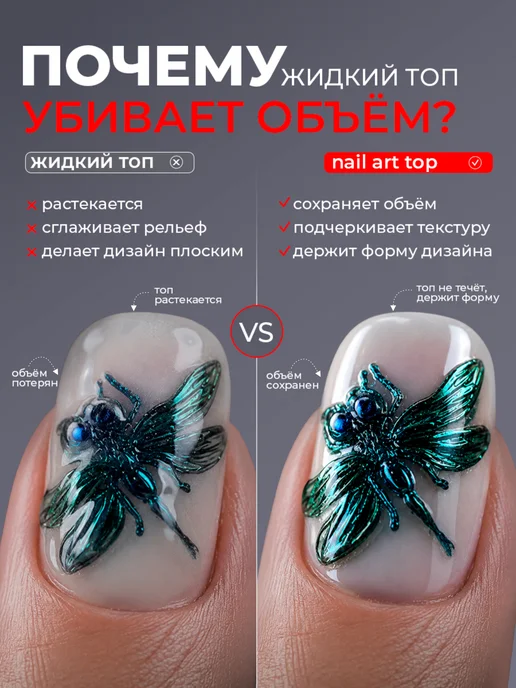 Густой топ Nail Art Top, фото 2