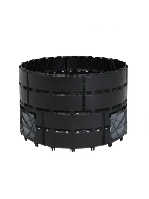 Пластиковый компостер 800 л черный 78x108x108 см, 78x108x108 см, 800 л