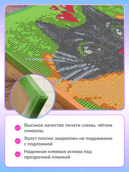 Алмазныи ряд Алмазная мозаика на подрамнике 40х50 Колизей на закате, 40x50, фото 5